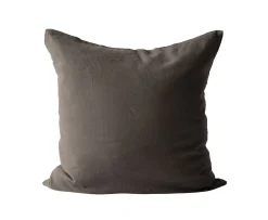 Tell me more Kuddfodral/Örngott Linne Taupe 65x65