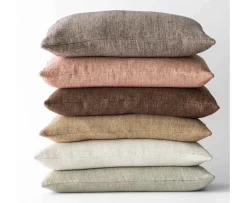 Tell me more Margaux Kuddfodral Linne Wheat 40x60