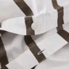 Tell me more Påslakan Taupe Stripe 150x200
