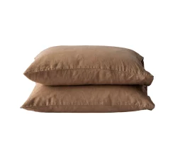 Tell me more Örngott Linne Hazelnut 50x60 2-pack