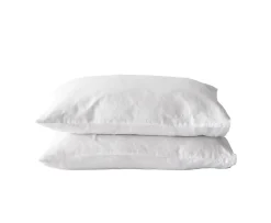 Tell me more Örngott Linne Bleached White 50x60 2-pack