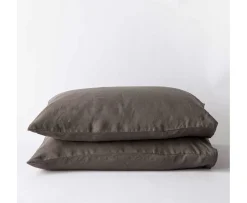 Tell me more Örngott Linne Taupe 50x60 2-pack