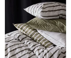 Tell me more Örngott Olive Stripe 50x90
