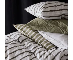 Tell me more Örngott Olive Stripe 50x60