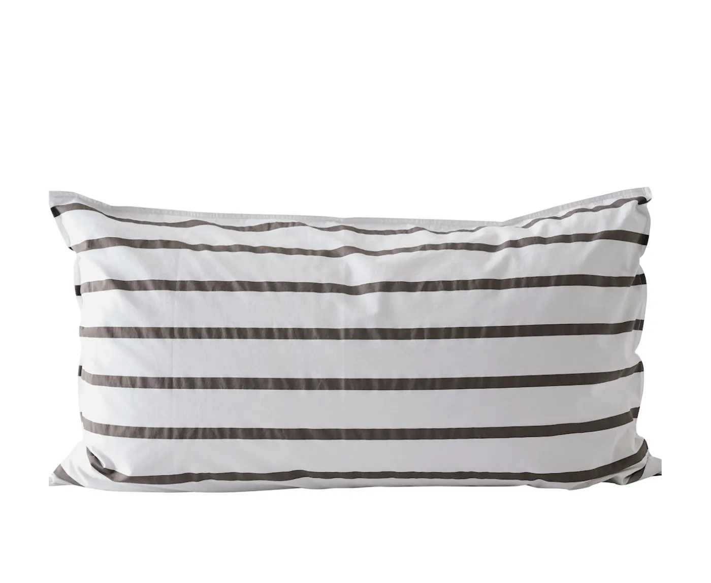 Tell me more Örngott Taupe Stripe 50x90