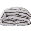 Tell me more Påslakan Taupe Stripe 240x220