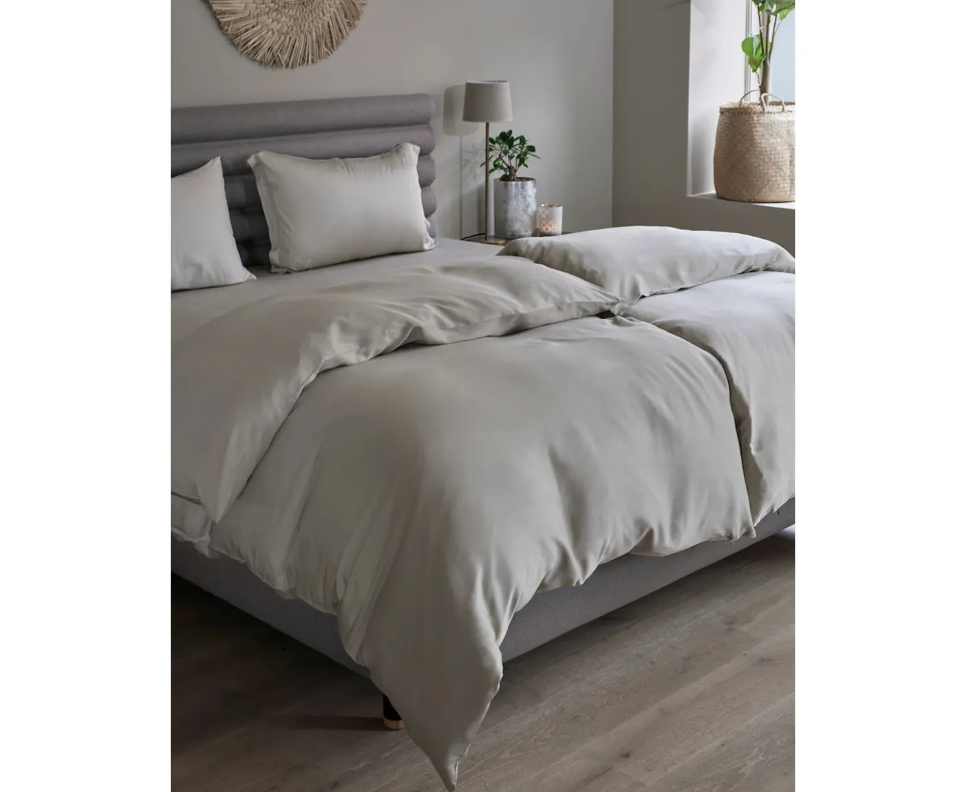 Tempur Bambu Påslakan Natur Dubbel