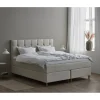 Tempur Promise Kontinentalsäng Ivory 160x200 Pro Plus SmartCool 8cm Mjuk Metallben Krom 12cm