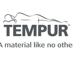 Tempur Promise Kontinentalsäng Dark Grey 160x200 Pro Plus SmartCool 8cm Mjuk Metallben Krom 12cm