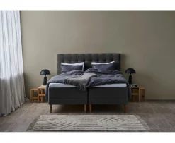 Tempur Promise Ramsäng Dark Grey 160x200 Pro Plus SmartCool 8cm Mjuk Rundat Ekben 19cm