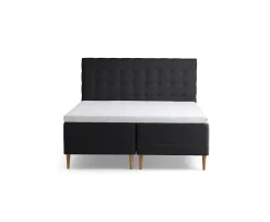 Tempur Promise Ramsäng Dark Grey 160x200 Pro Plus SmartCool 8cm Mjuk Rundat Ekben 19cm