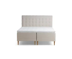 Tempur Promise Ramsäng Ivory 160x200 Pro Plus SmartCool 8cm Mjuk Rundat Ekben 19cm