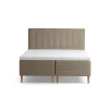 Tempur Promise Ramsäng Warm Grey 180x200 ProLuxe SmartCool 10cm Medium Metallben Krom 19cm