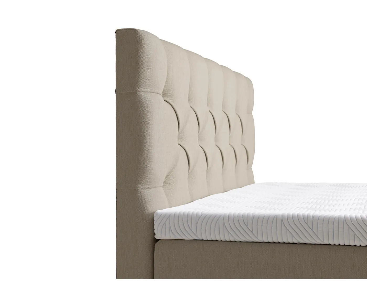 Tempur Promise Stitch Sänggavel Warm Grey 90x128