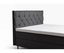 Tempur Promise Stitch Sänggavel Dark Grey 180x128