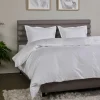 Tempur Satin Luxe Jacquard Påslakan Vit Enkel