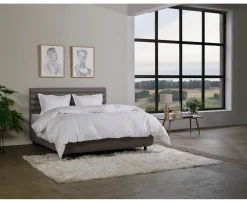 Tempur Satin Luxe Jacquard Påslakan Vit Dubbel