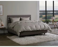 Tempur Satin Luxe Jacquard Påslakan Natur 150x210