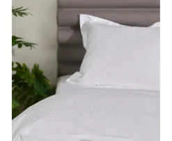 Tempur Satin Luxe Jacquard Örngott Vit 50x60