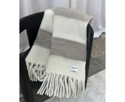 Tinted Hemple Ullpläd Beige/Offwhite 130x170