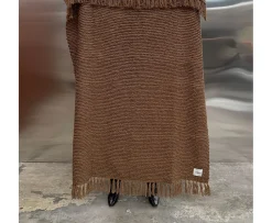 Tinted Janzen Bouclépläd Brown 130x170