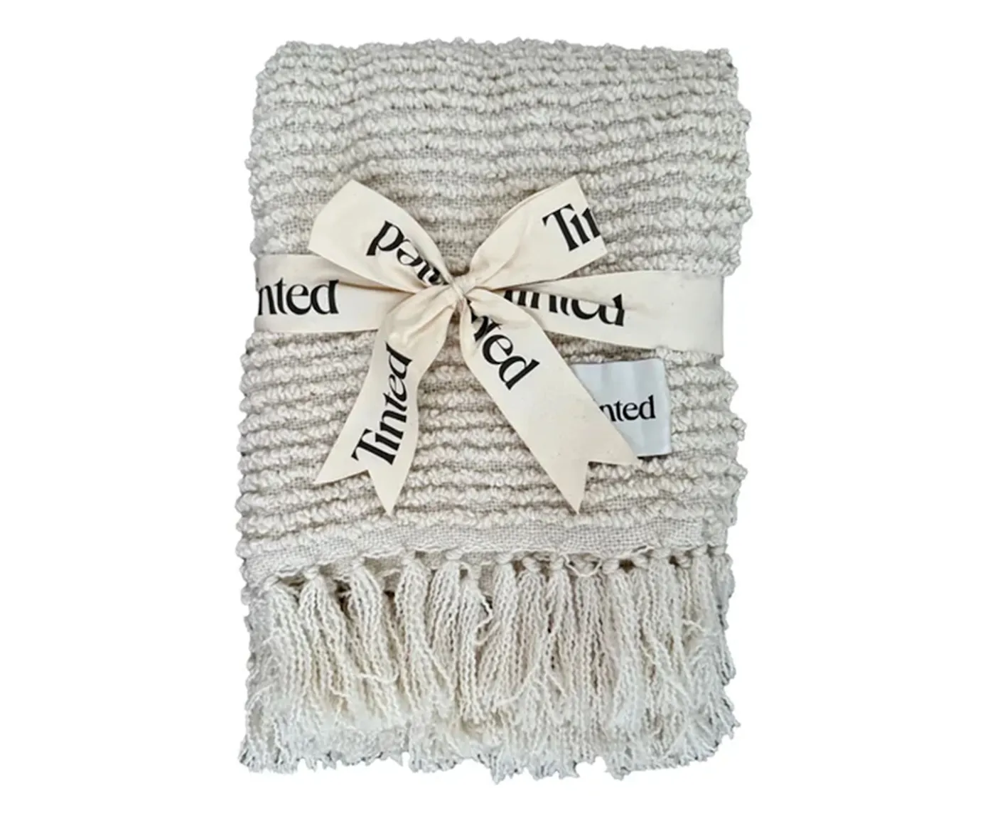 Tinted Janzen Bouclépläd Off-White 130x170