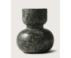 Tinted Asker Stone Ljusstake Green 10cm