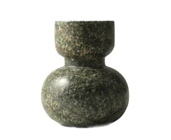 Tinted Asker Stone Ljusstake Green 10cm