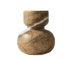 Tinted Asker Stone Ljusstake Red 10cm