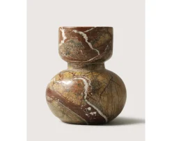 Tinted Asker Stone Ljusstake Red 10cm