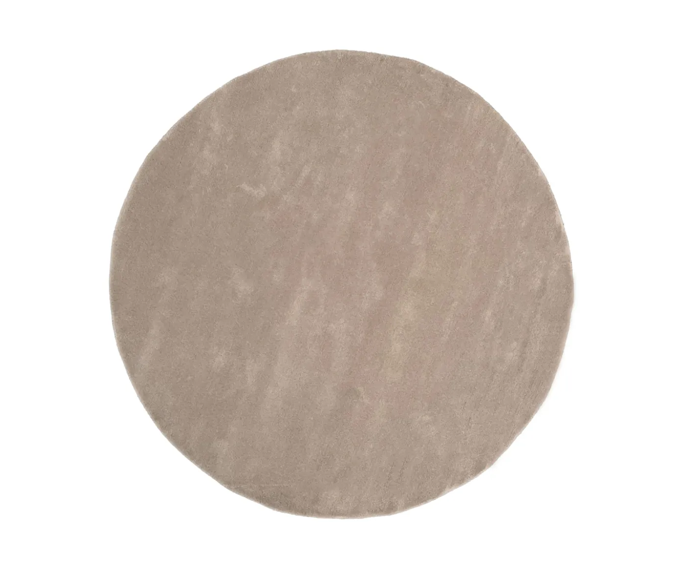Tinted Liljehok Rund Ullmatta Beige Ø200