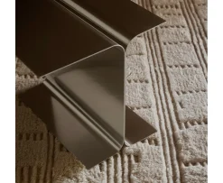 Tinted Luce Sidobord Aluminium Silver 120x24