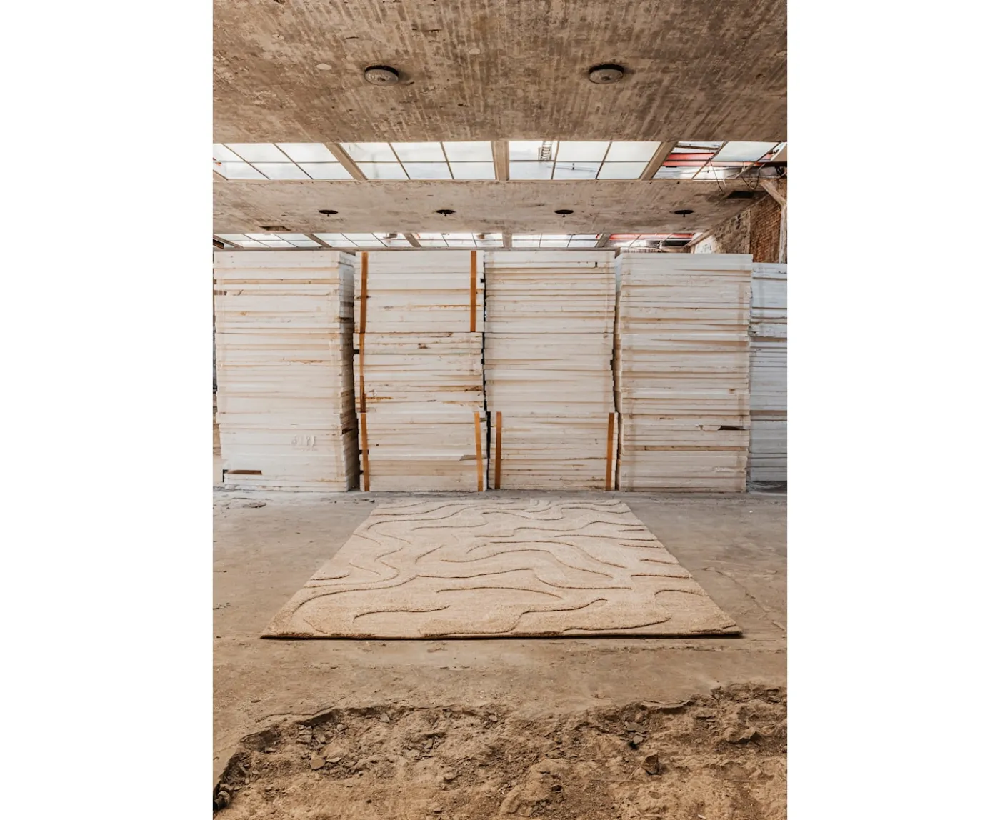 Tinted Norlander Ullmatta Beige/Melange 300x400