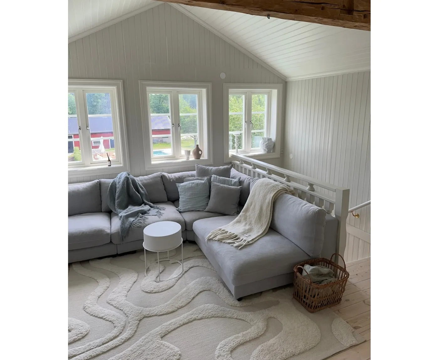 Tinted Norlander Ullmatta Offwhite 180x240
