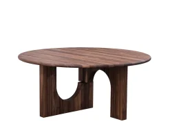 Tinted Sanders Matbord Walnut Ø160