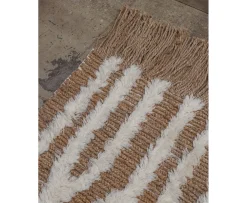 Tinted Wahl Jute/Ull Gångmatta Brown/Offwhite 80x300