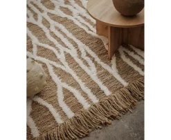 Tinted Wahl Jute/Ullmatta Brown/Offwhite 170x240