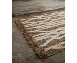 Tinted Wahl Jute/Ullmatta Brown/Offwhite 250x350