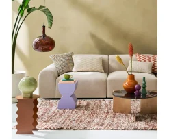 Urban Nature Culture Wavy Sidobord Adobe Ø30