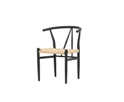 Venture Home Alfons Matstol Black/Beige