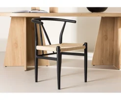 Venture Home Alfons Matstol Black/Beige