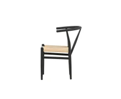 Venture Home Alfons Matstol Black/Beige