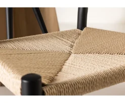 Venture Home Alfons Matstol Black/Beige