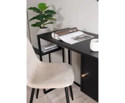 Venture Home Bakal Skrivbord Svart