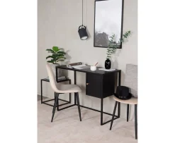 Venture Home Bakal Skrivbord Svart