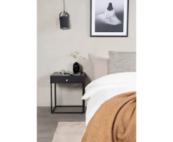 Venture Home Bakal Sängbord Svart