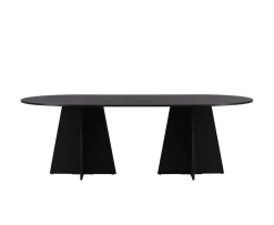 Venture Home Bootcut Matbord Svart 230cm