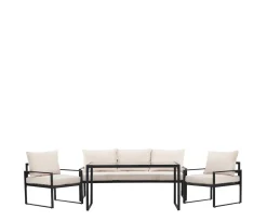 Venture Home Catania Loungeset Black/Beige