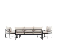 Venture Home Catania Loungeset Black/Beige