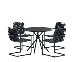 Venture Home Chios Matgrupp Black